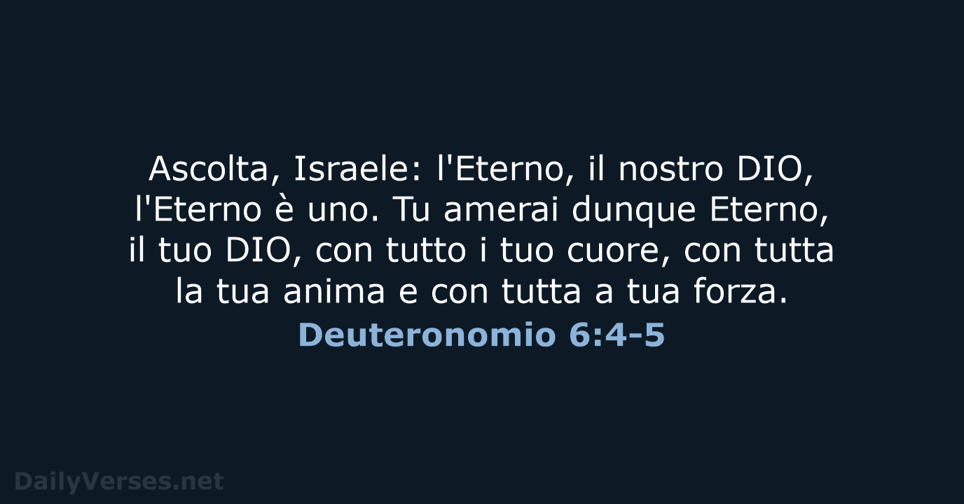 Deuteronomio 6:4-5 - LND