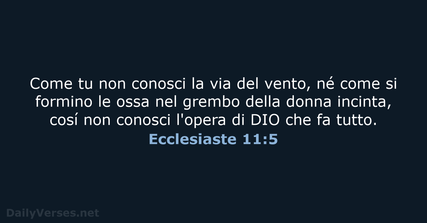 Ecclesiaste 11:5 - LND
