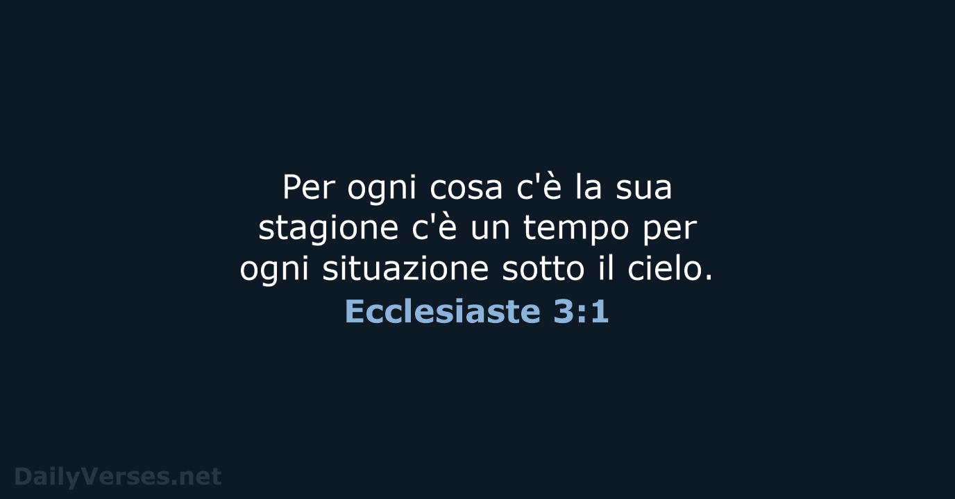 Ecclesiaste 3:1 - LND