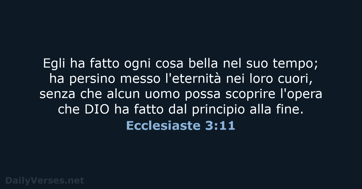 Ecclesiaste 3:11 - LND