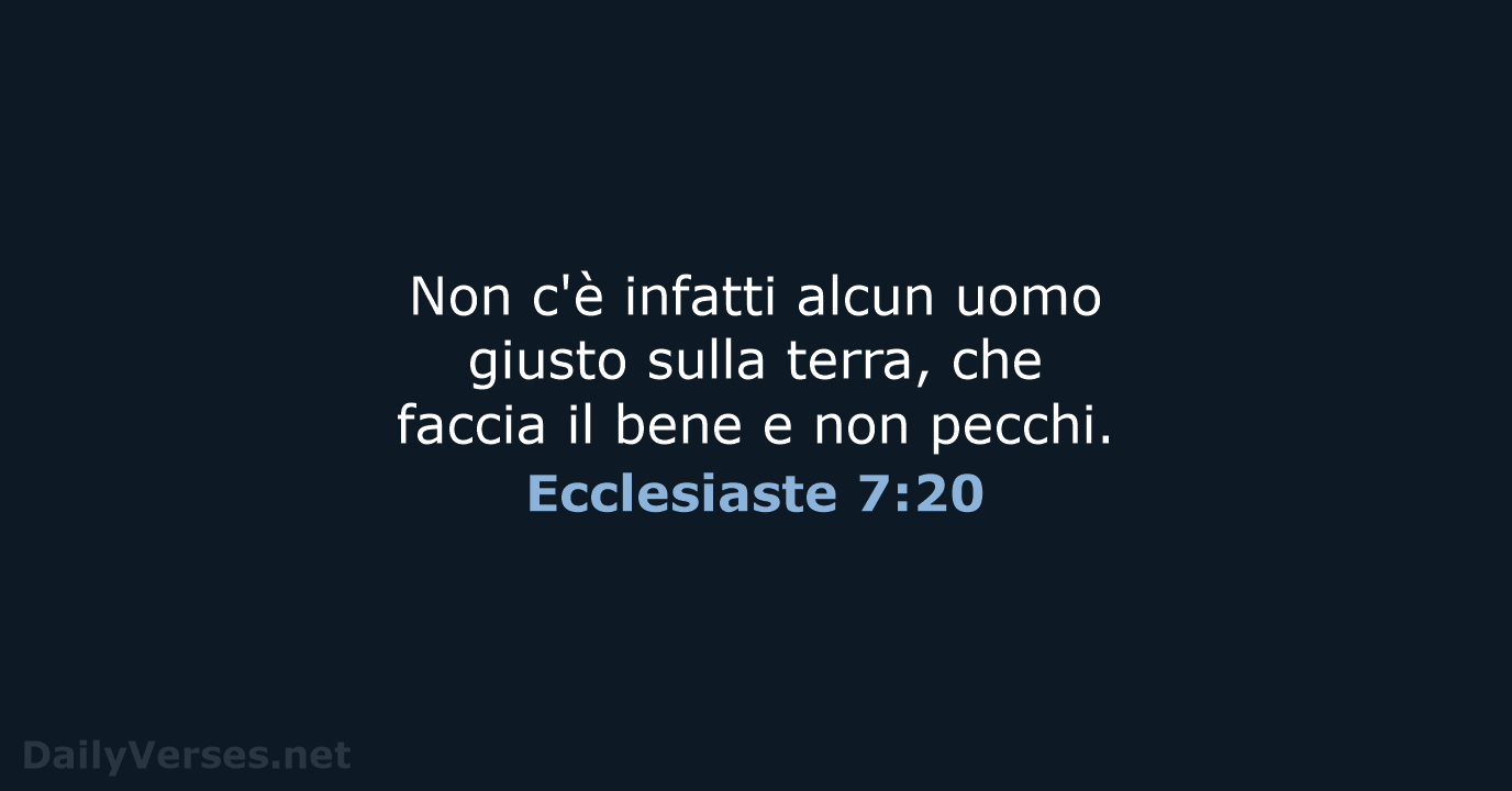 Ecclesiaste 7:20 - LND