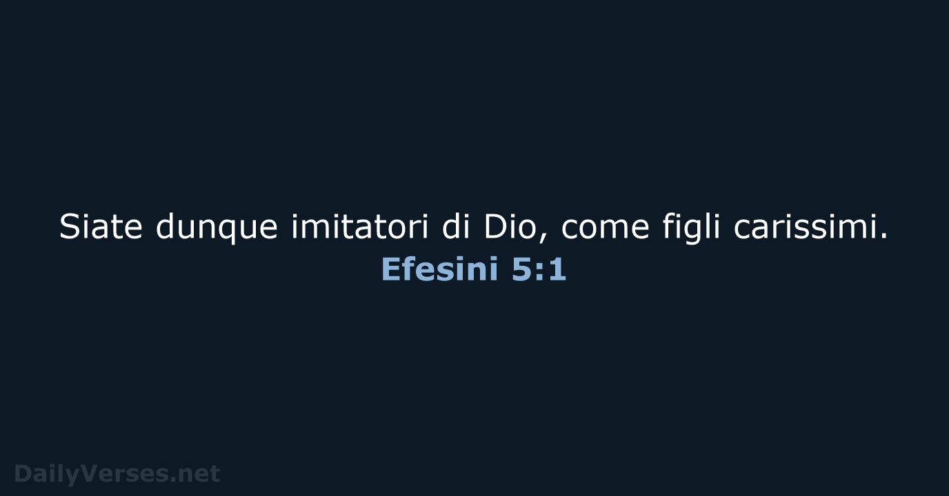 Efesini 5:1 - LND