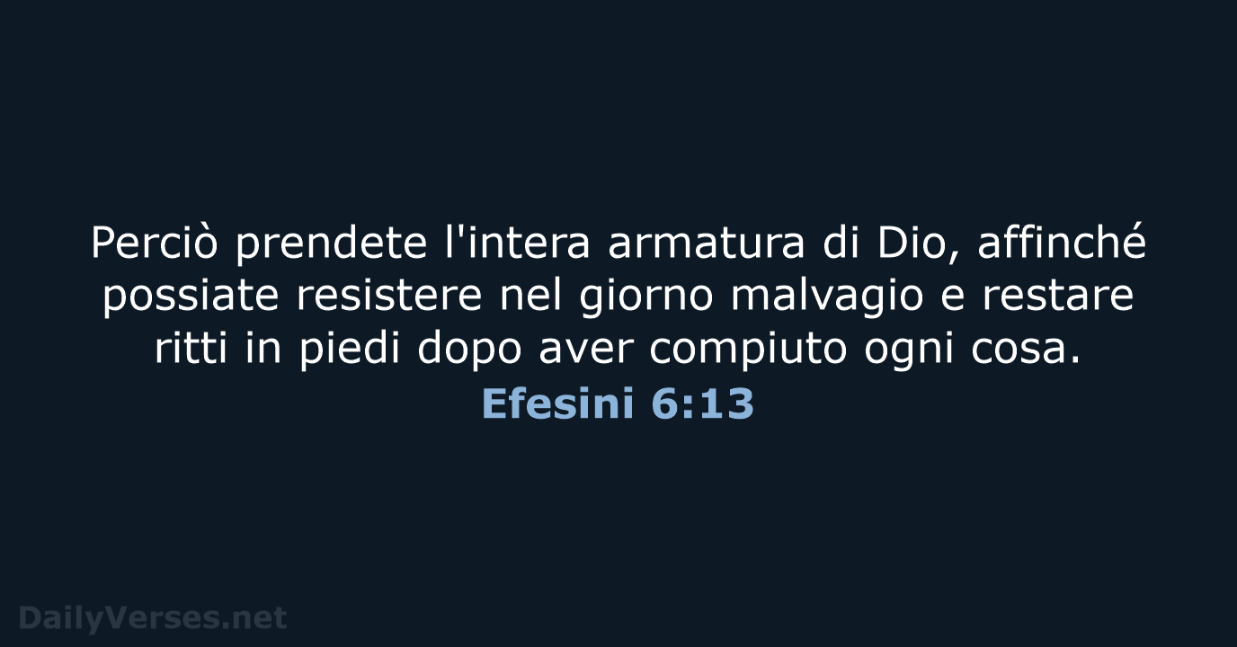 Efesini 6:13 - LND