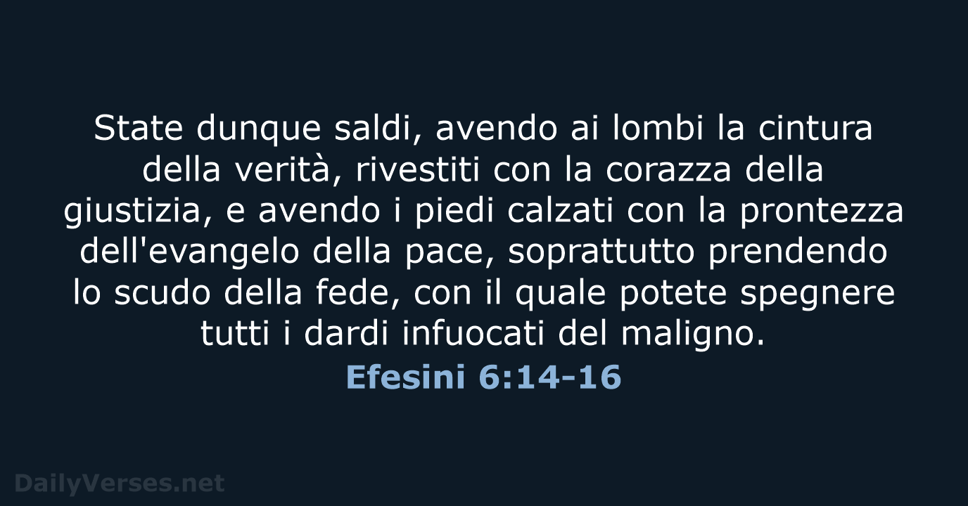 Efesini 6:14-16 - LND