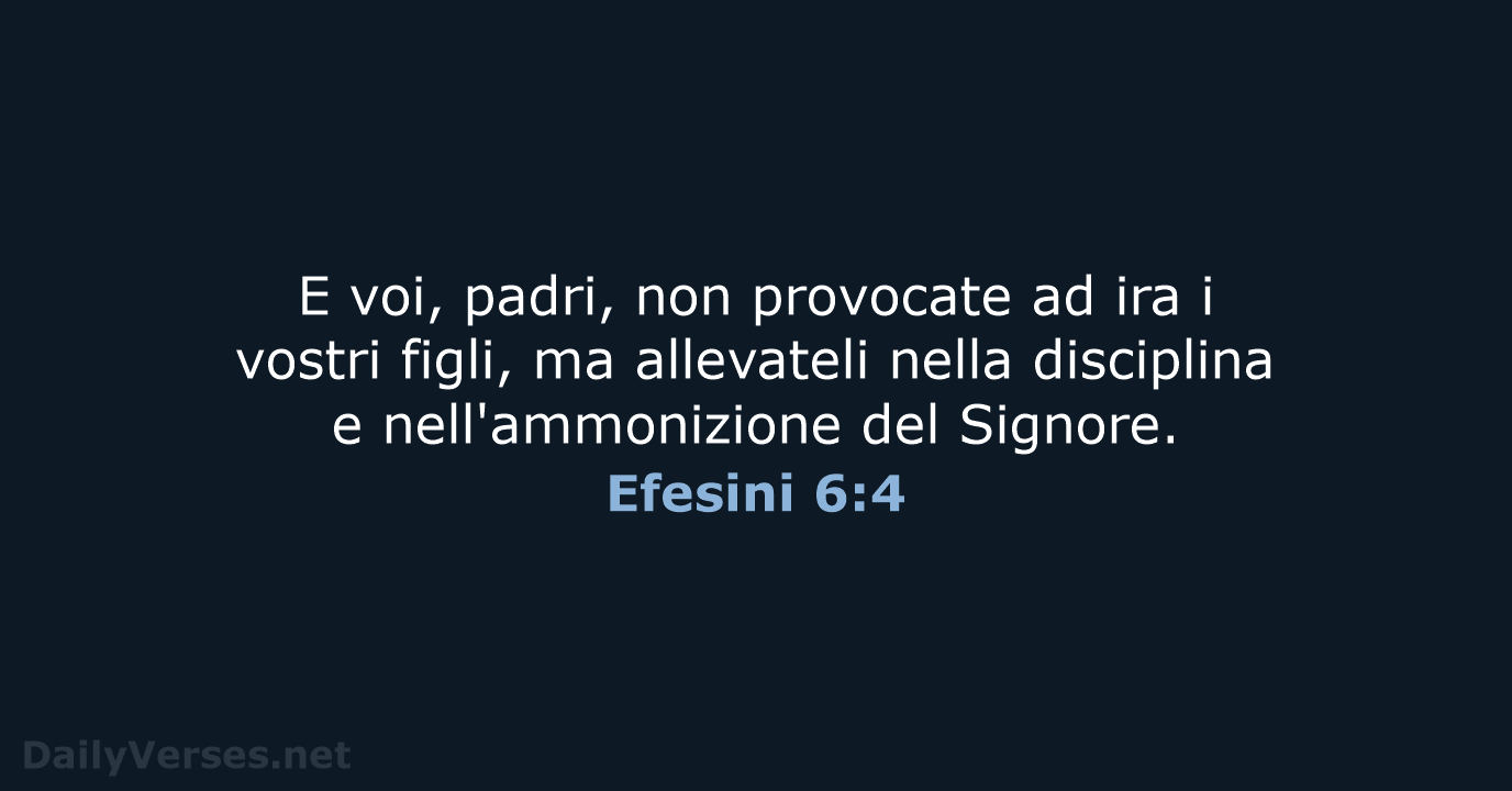 Efesini 6:4 - LND
