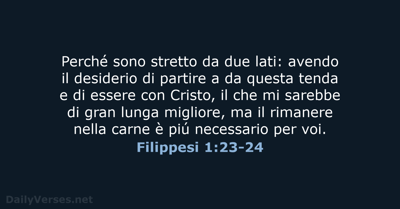 Filippesi 1:23-24 - LND