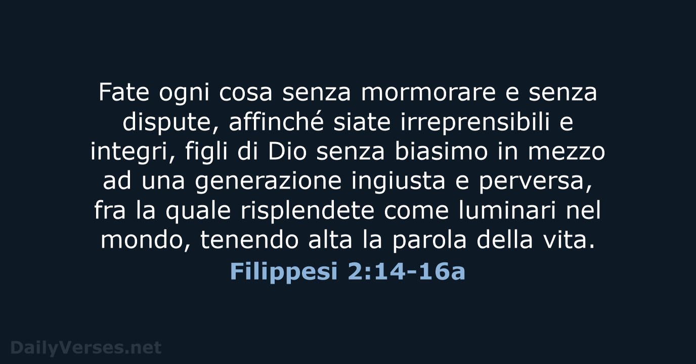Filippesi 2:14-16a - LND