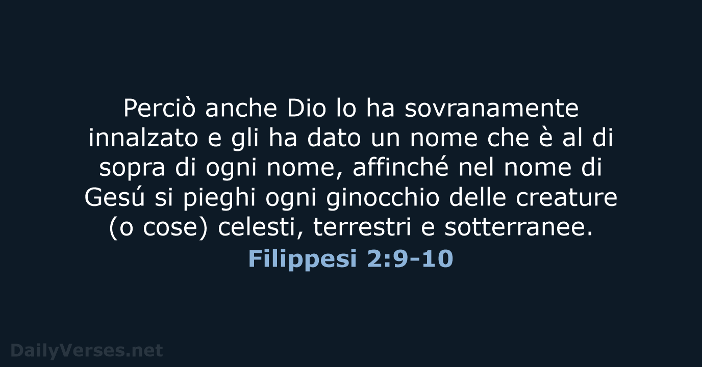 Filippesi 2:9-10 - LND