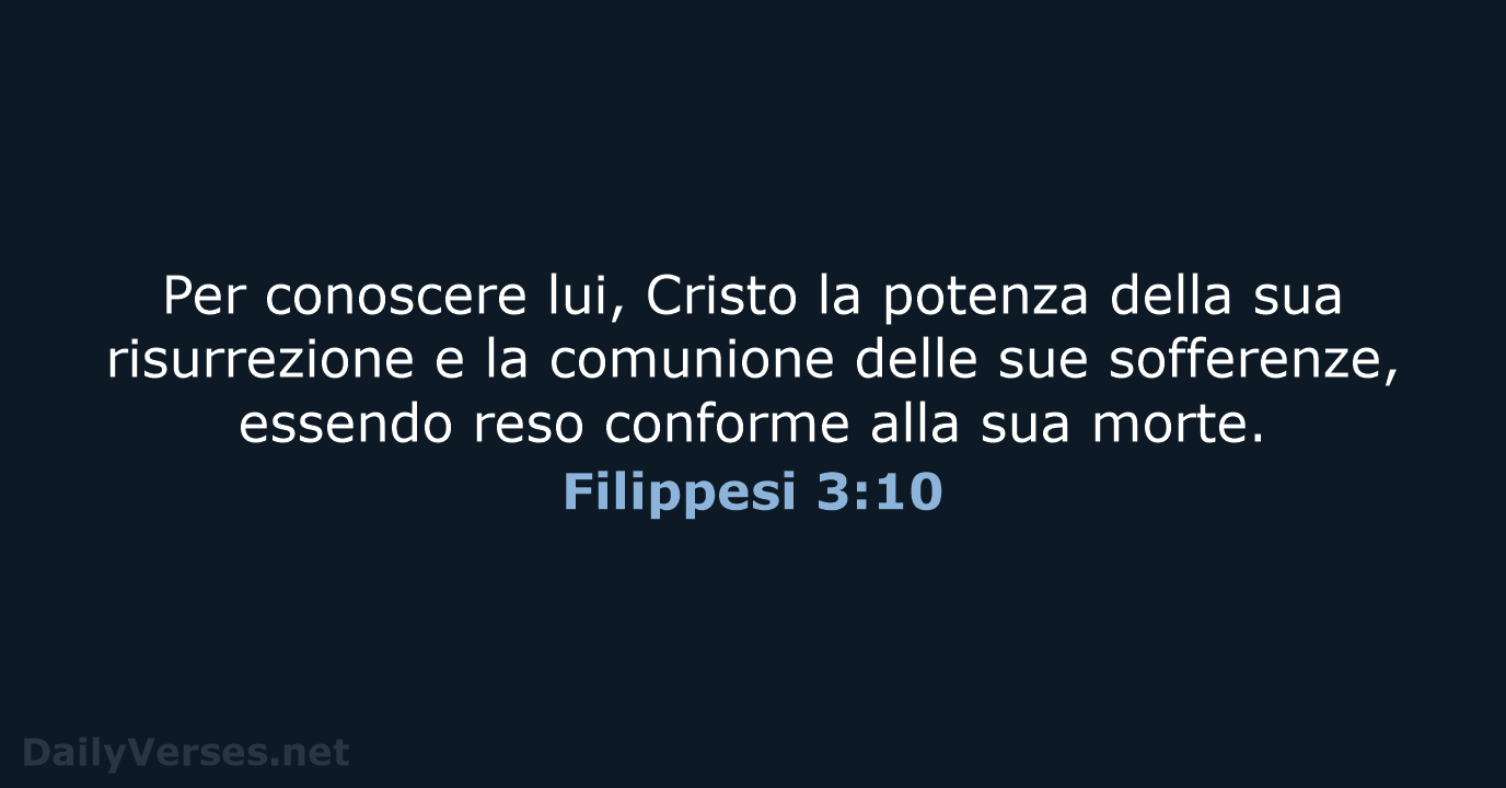 Filippesi 3:10 - LND