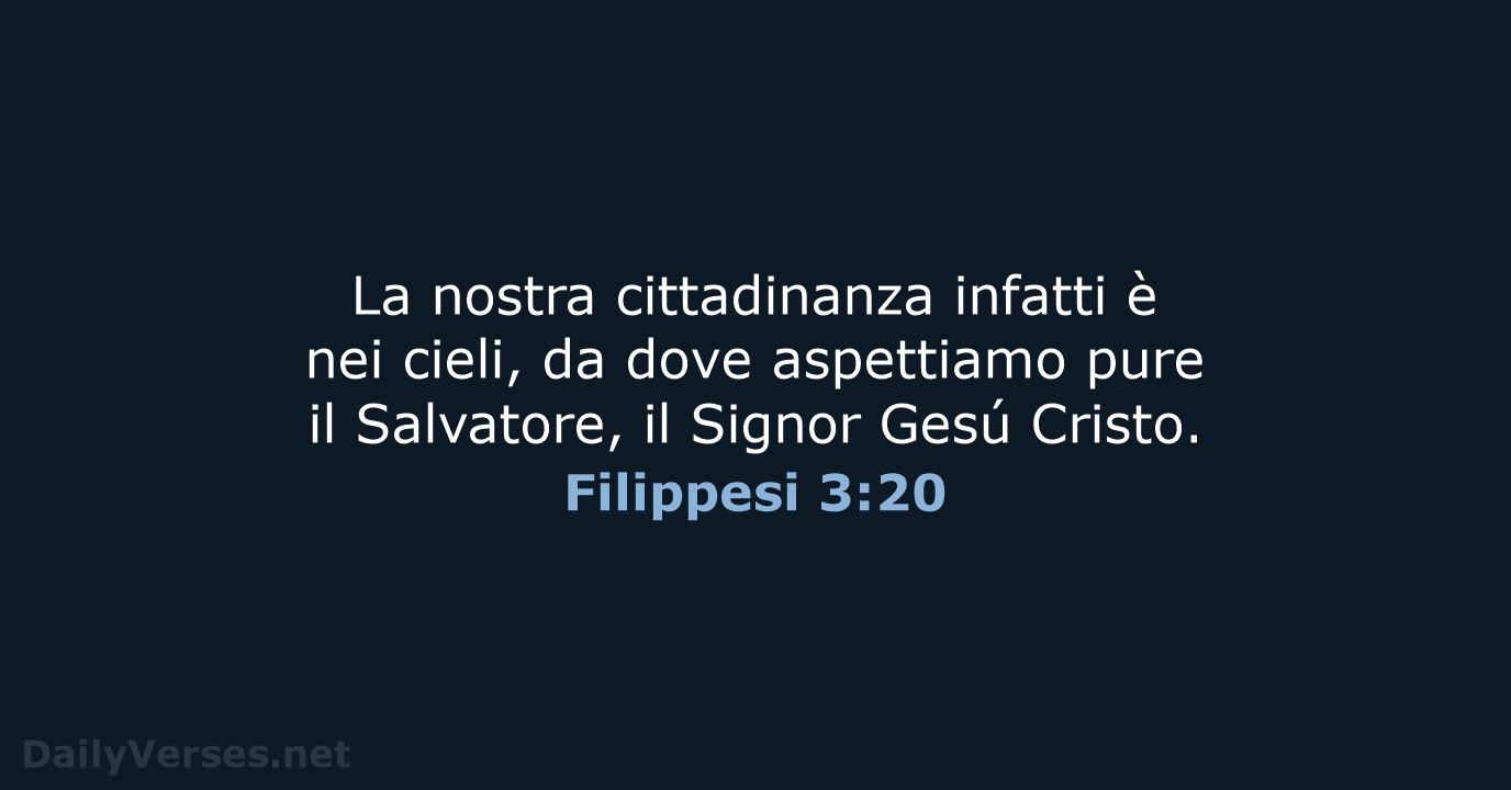Filippesi 3:20 - LND