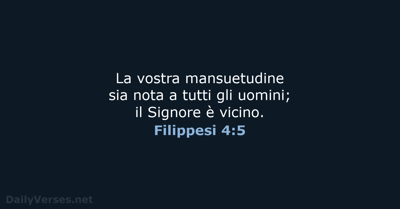 Filippesi 4:5 - LND