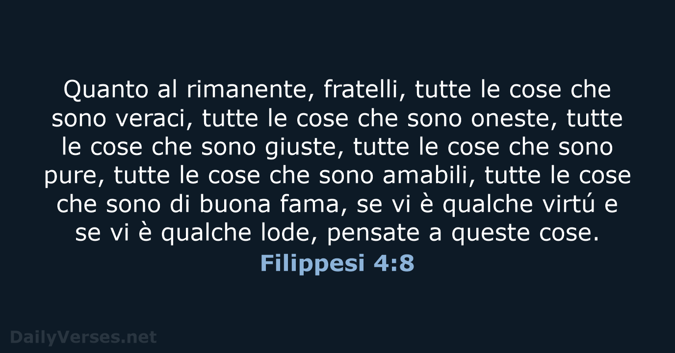 Filippesi 4:8 - LND