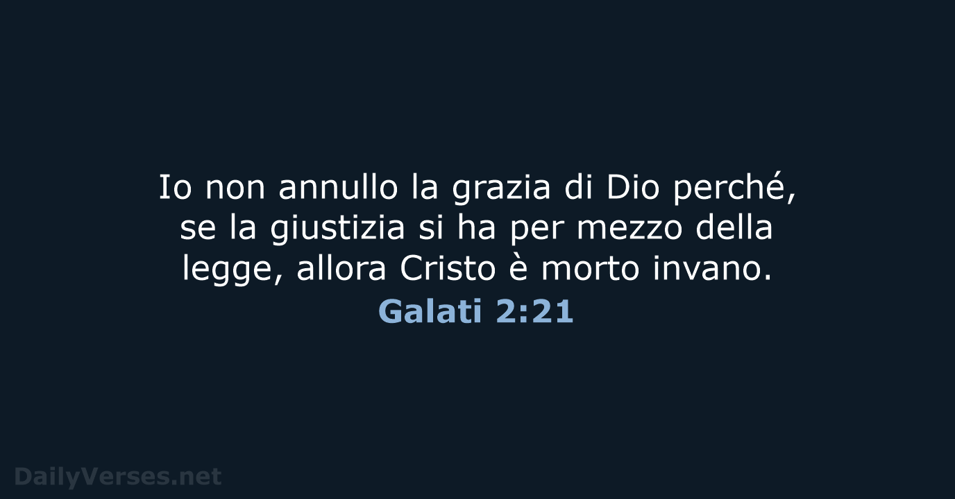Galati 2:21 - LND