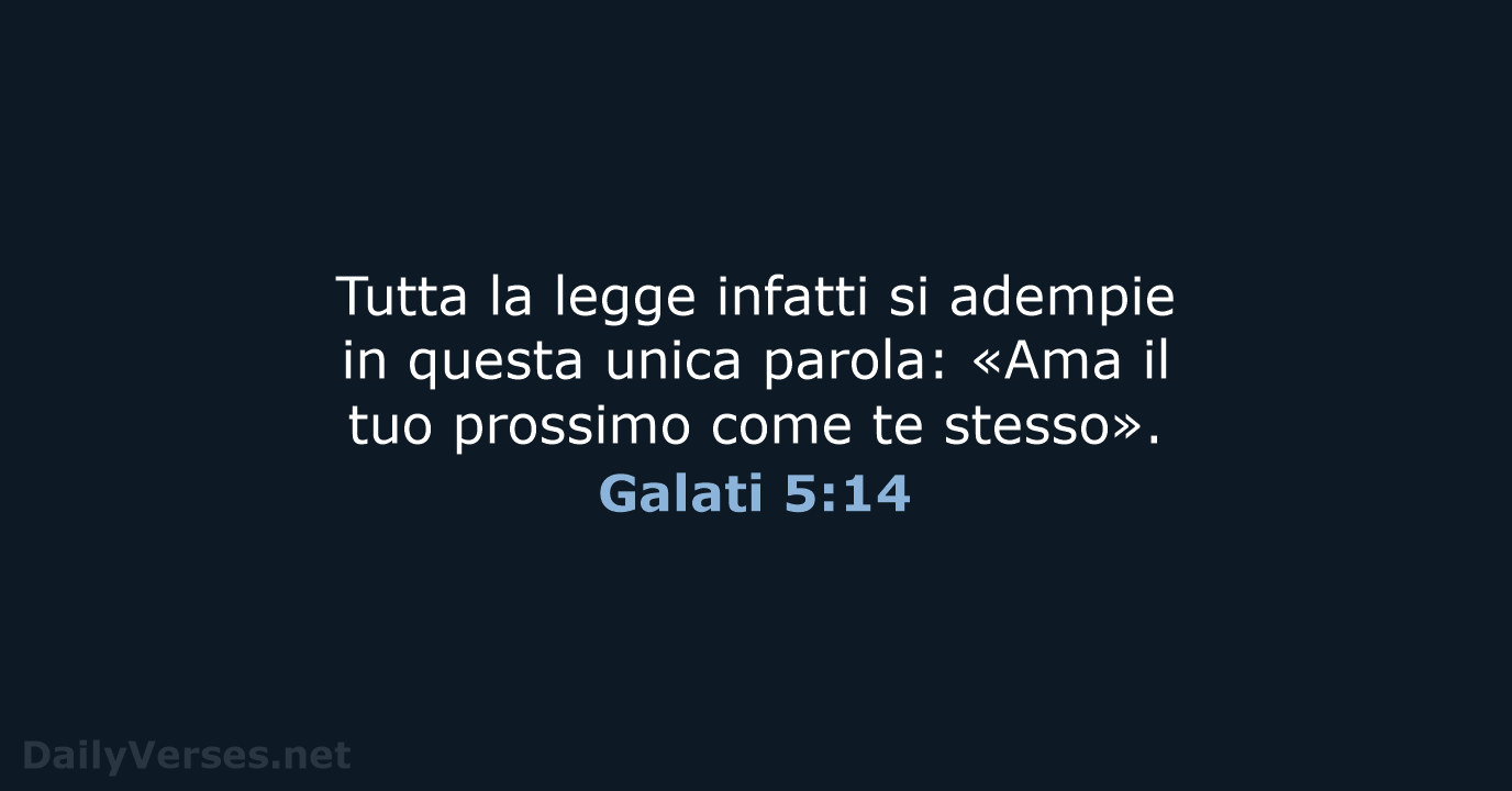 Galati 5:14 - LND