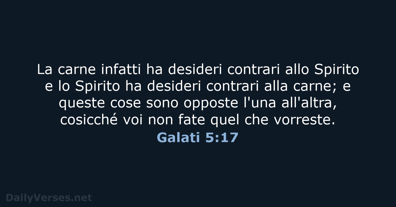 Galati 5:17 - LND
