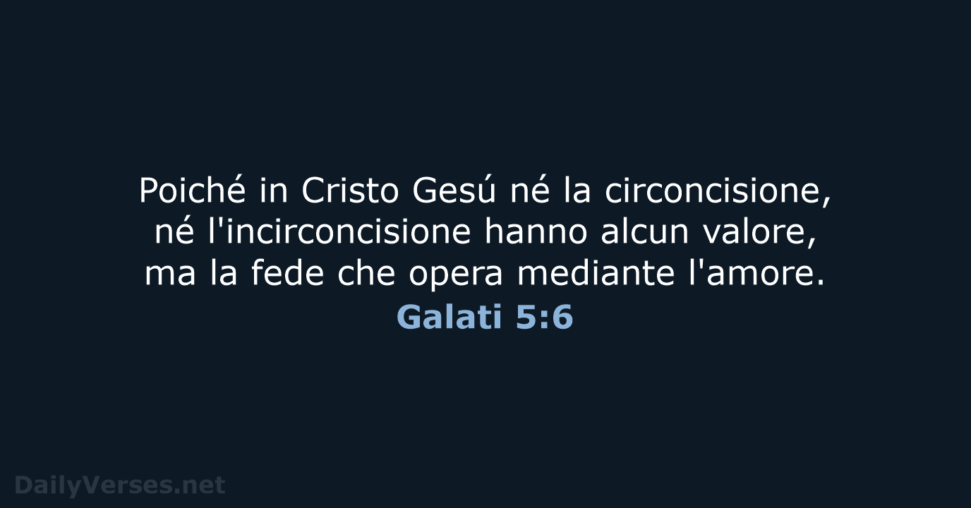 Galati 5:6 - LND