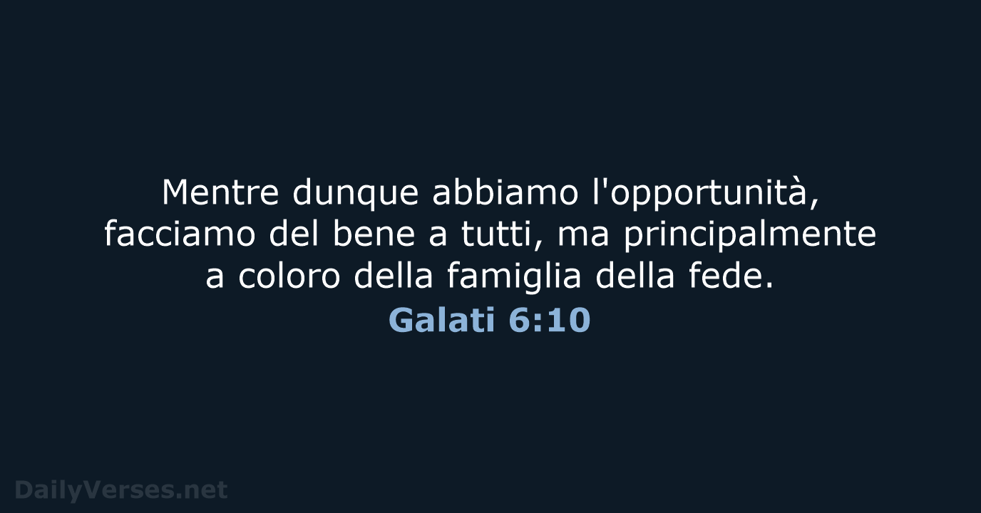 Galati 6:10 - LND