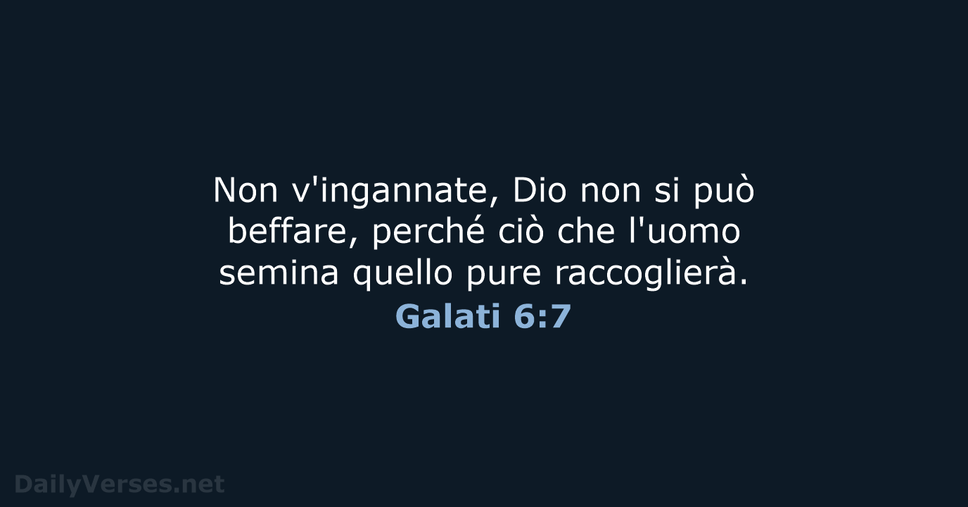Galati 6:7 - LND
