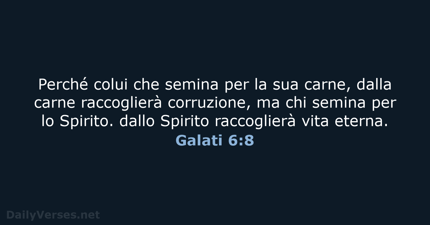 Galati 6:8 - LND