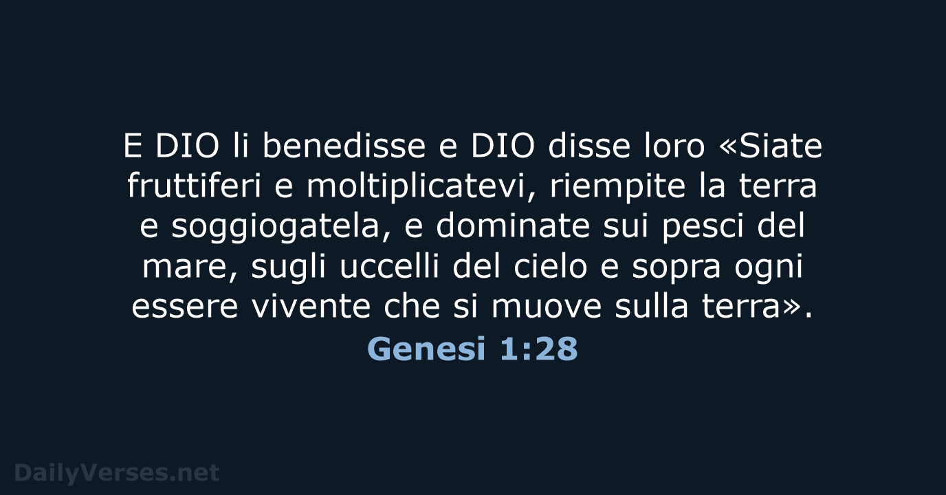 Genesi 1:28 - LND