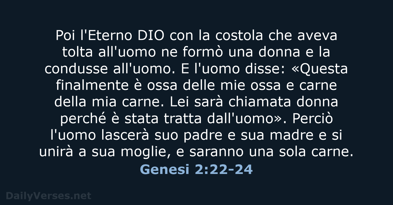 Genesi 2:22-24 - LND