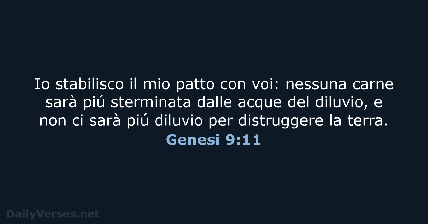 Genesi 9:11 - LND