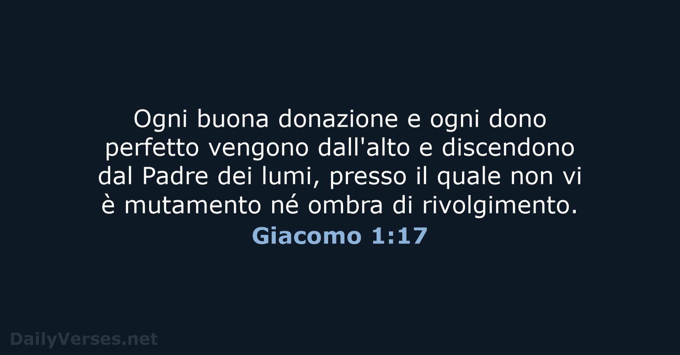Giacomo 1:17 - LND