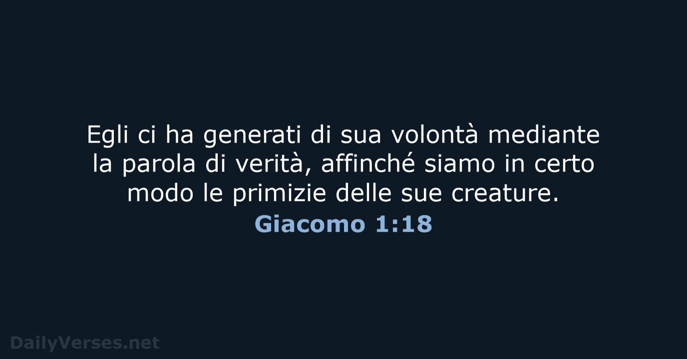 Giacomo 1:18 - LND