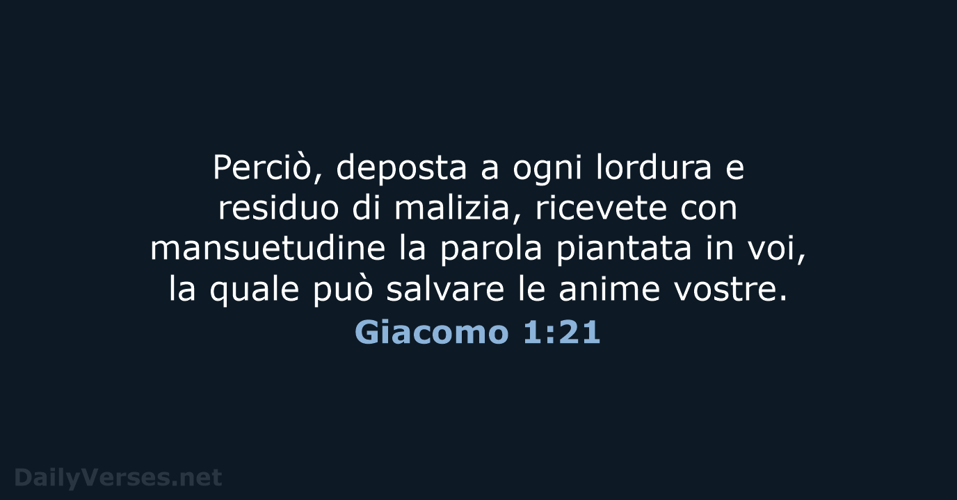 Giacomo 1:21 - LND