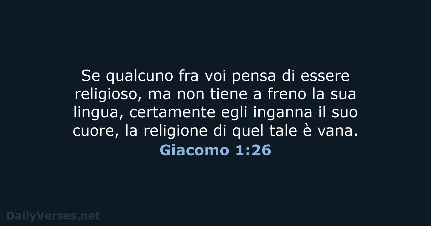 Giacomo 1:26 - LND