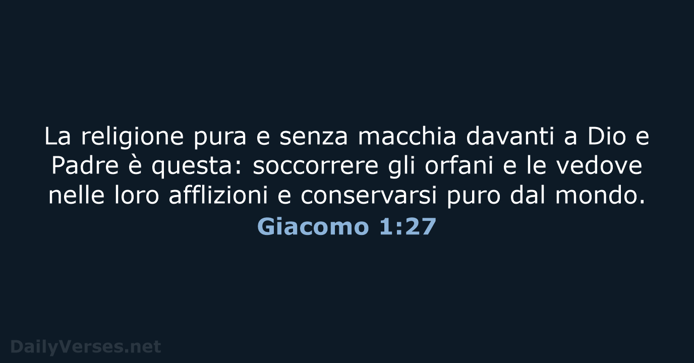 Giacomo 1:27 - LND