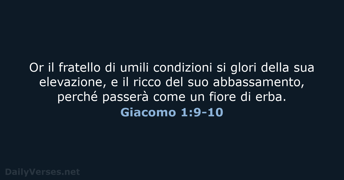 Giacomo 1:9-10 - LND