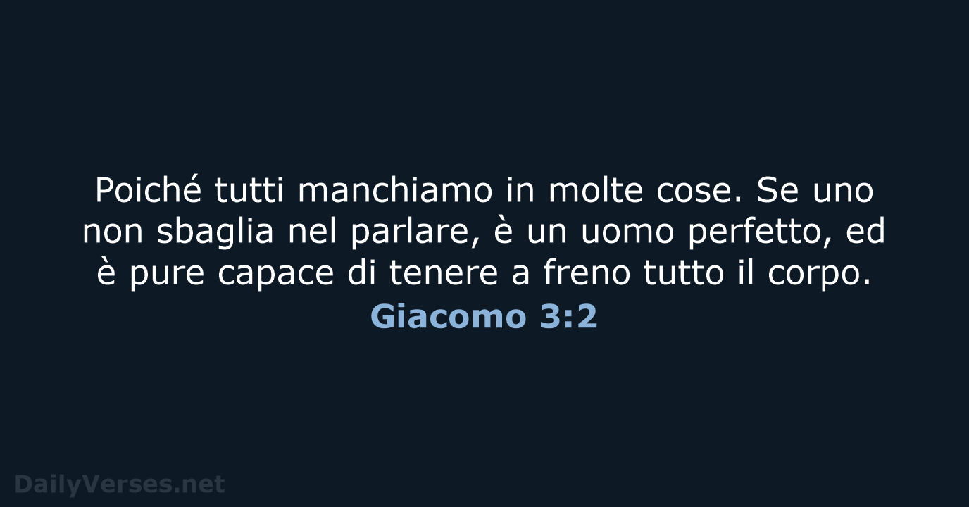 Giacomo 3:2 - LND