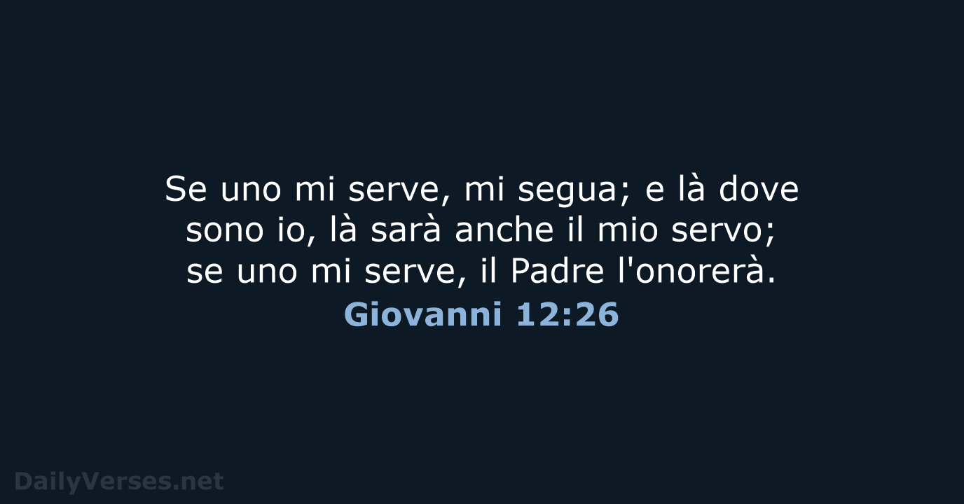Giovanni 12:26 - LND