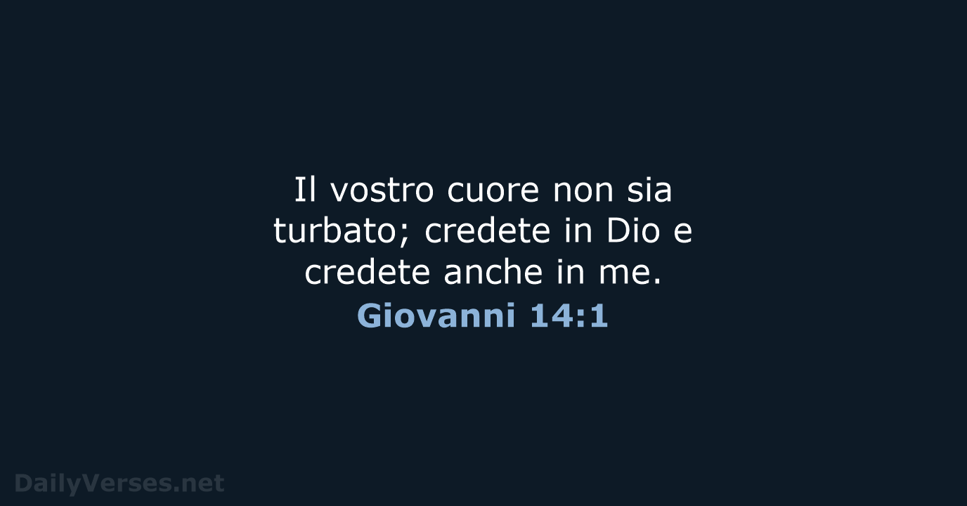 Giovanni 14:1 - LND