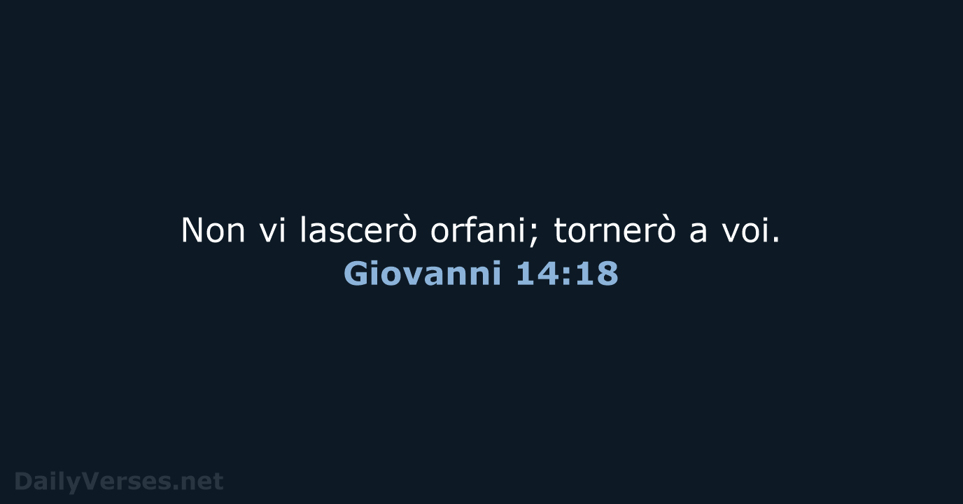 Giovanni 14:18 - LND