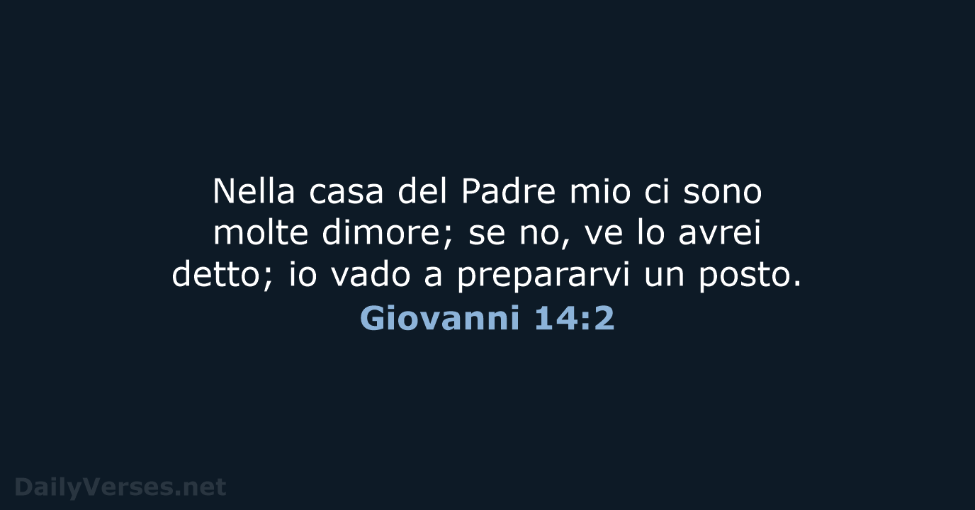 Giovanni 14:2 - LND