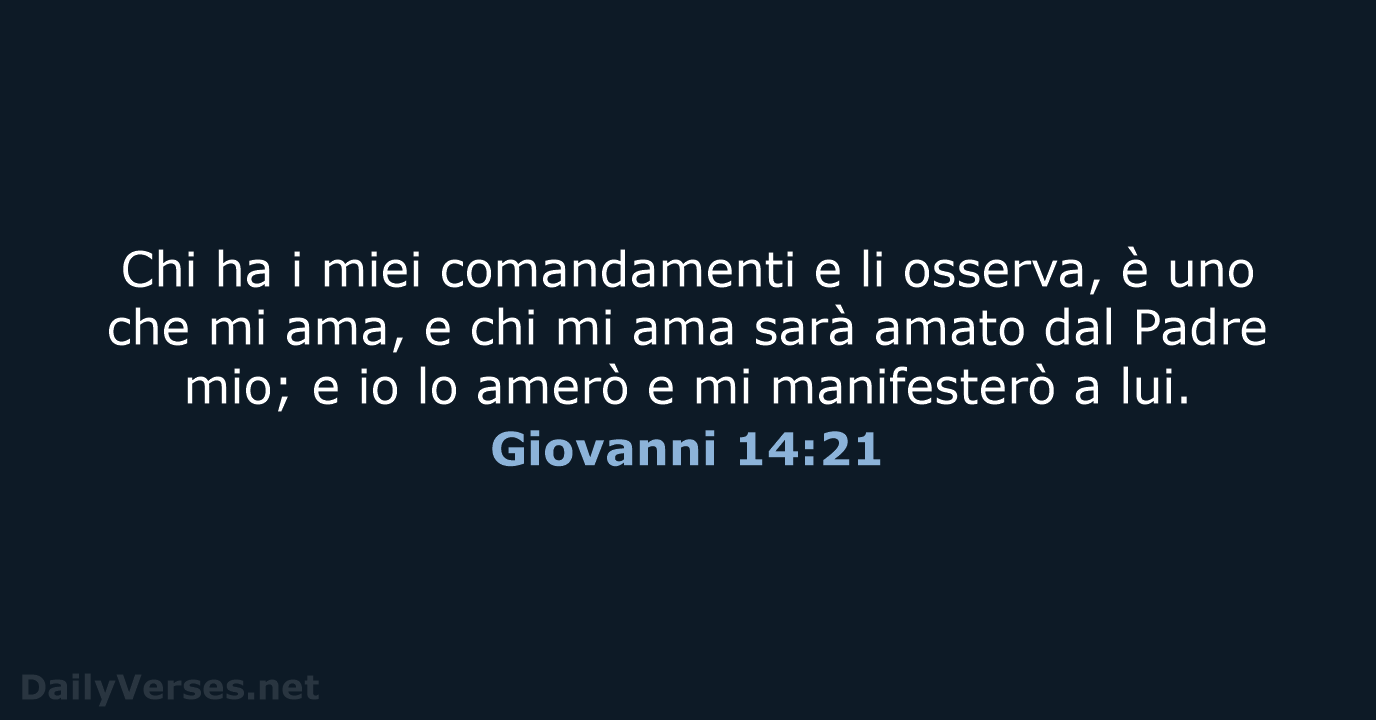 Giovanni 14:21 - LND