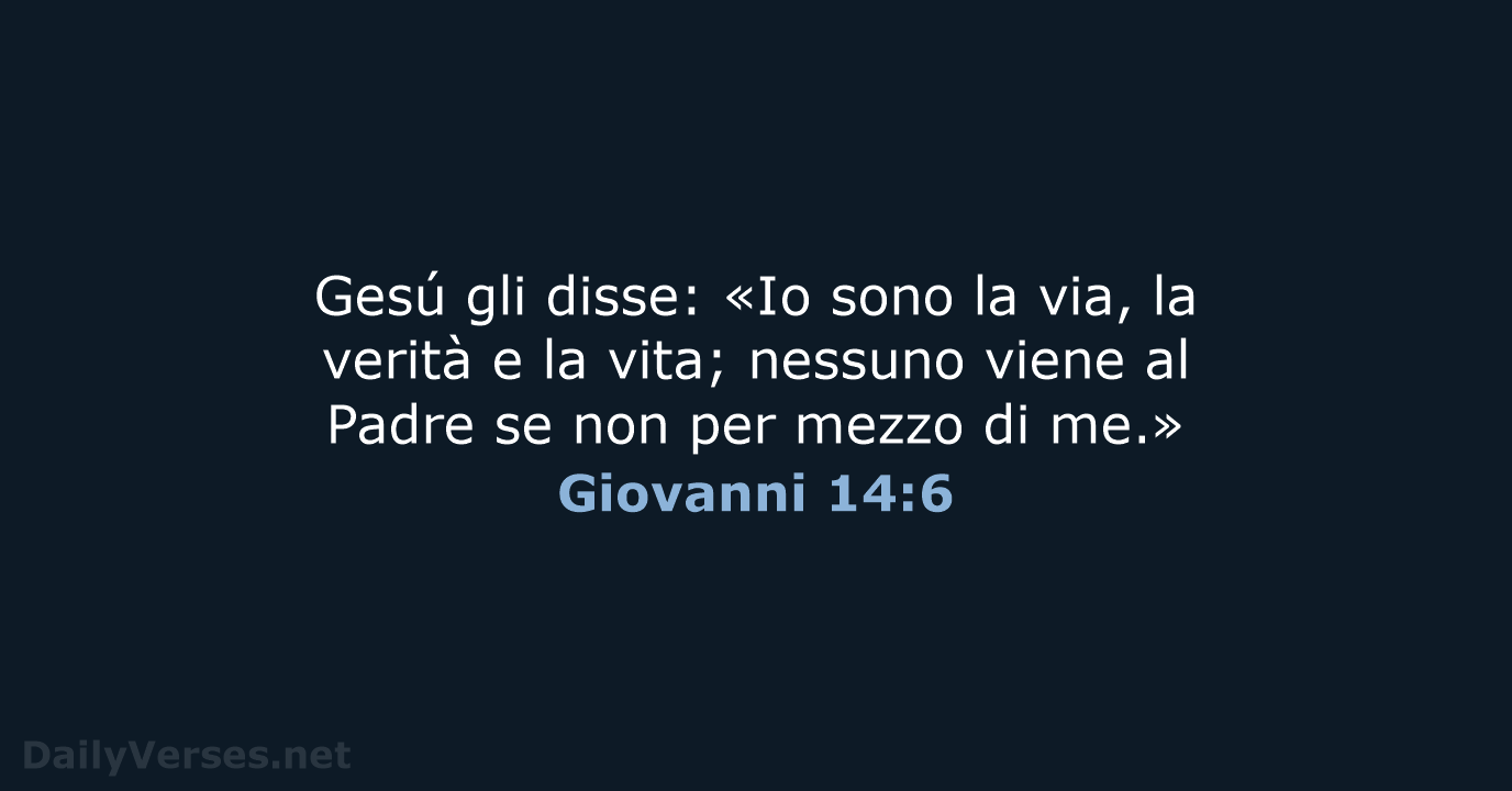 Giovanni 14:6 - LND