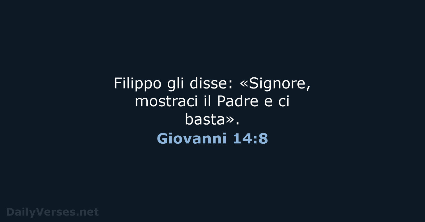 Giovanni 14:8 - LND