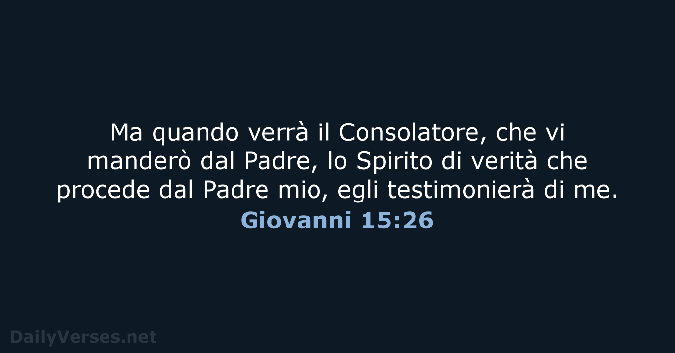 Giovanni 15:26 - LND