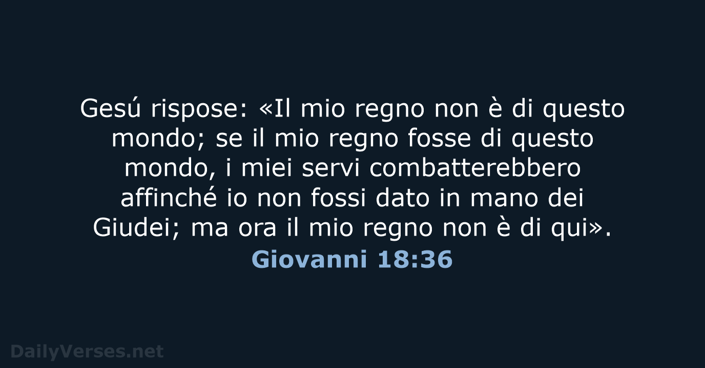 Giovanni 18:36 - LND