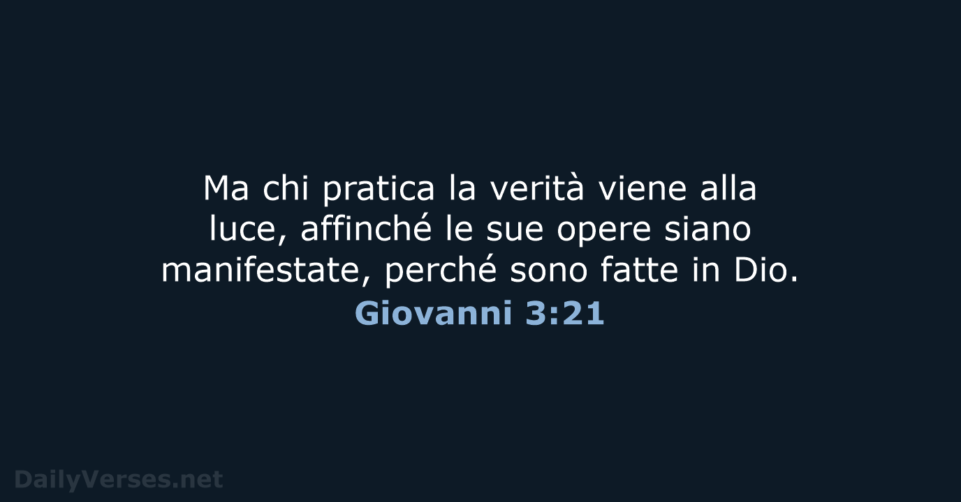 Giovanni 3:21 - LND