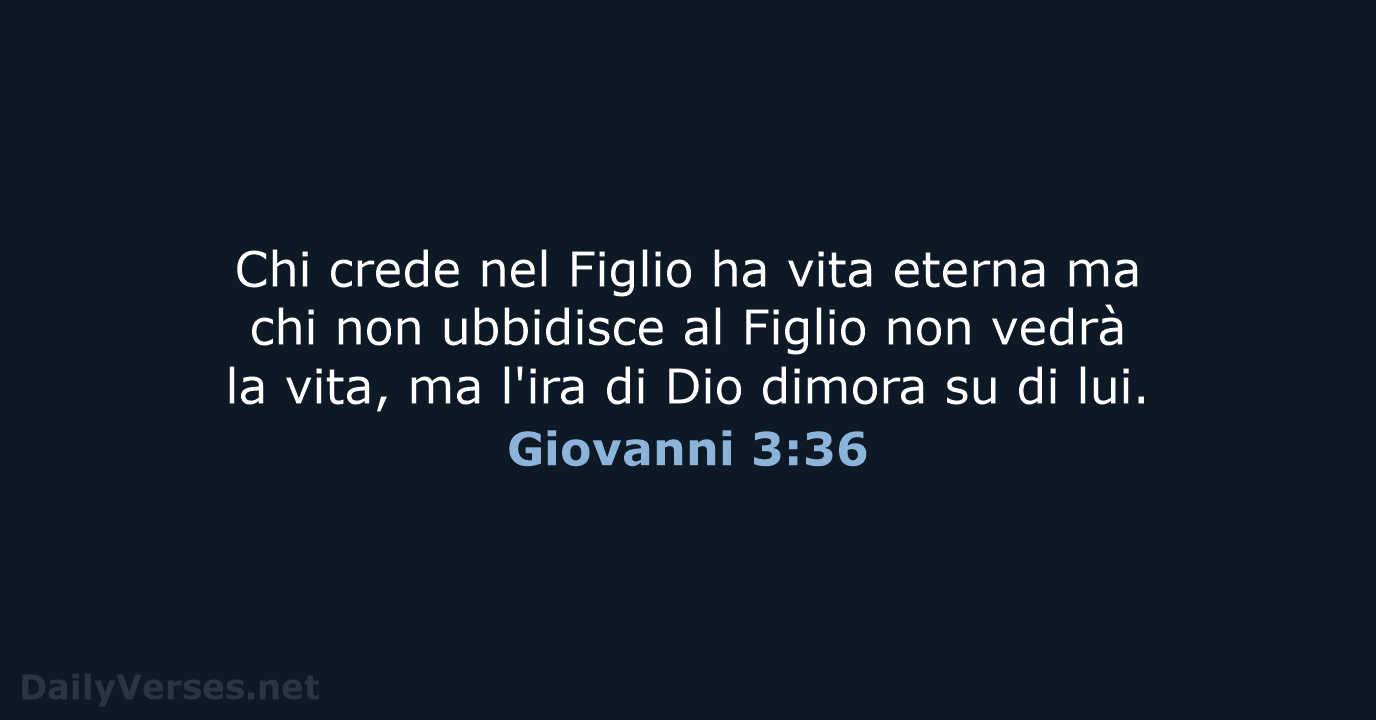 Giovanni 3:36 - LND