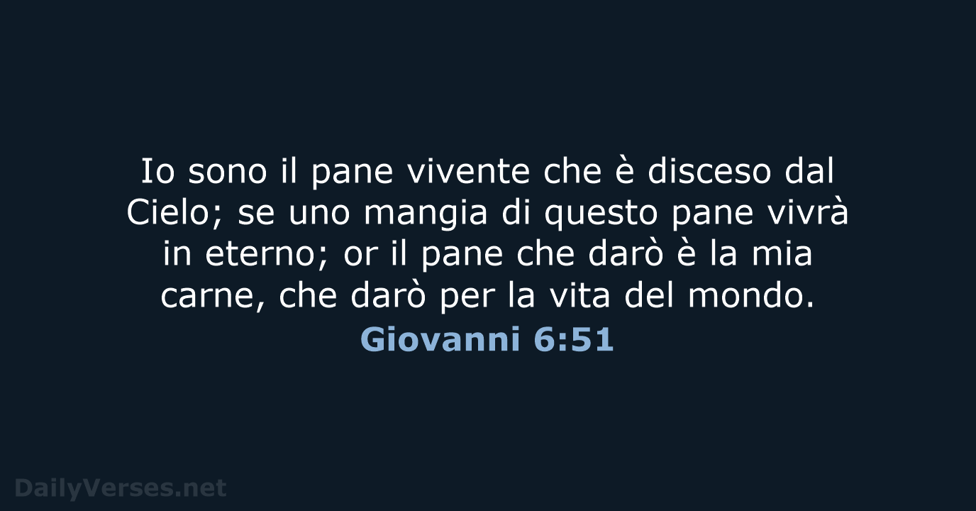 Giovanni 6:51 - LND