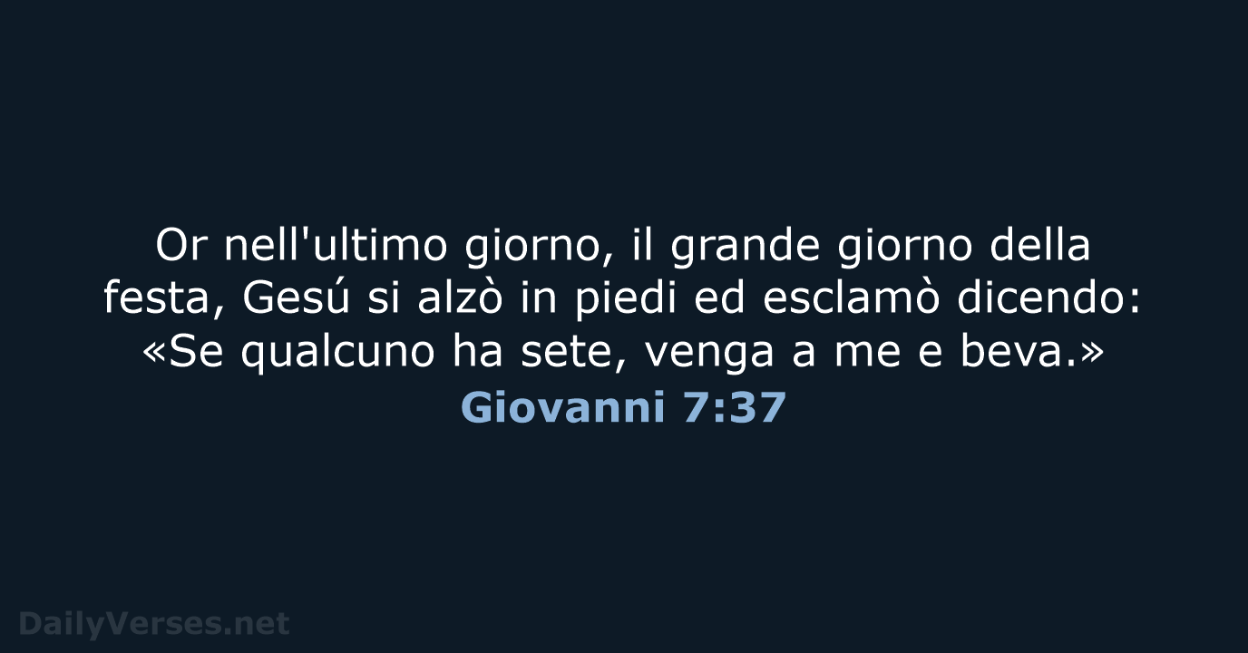Giovanni 7:37 - LND