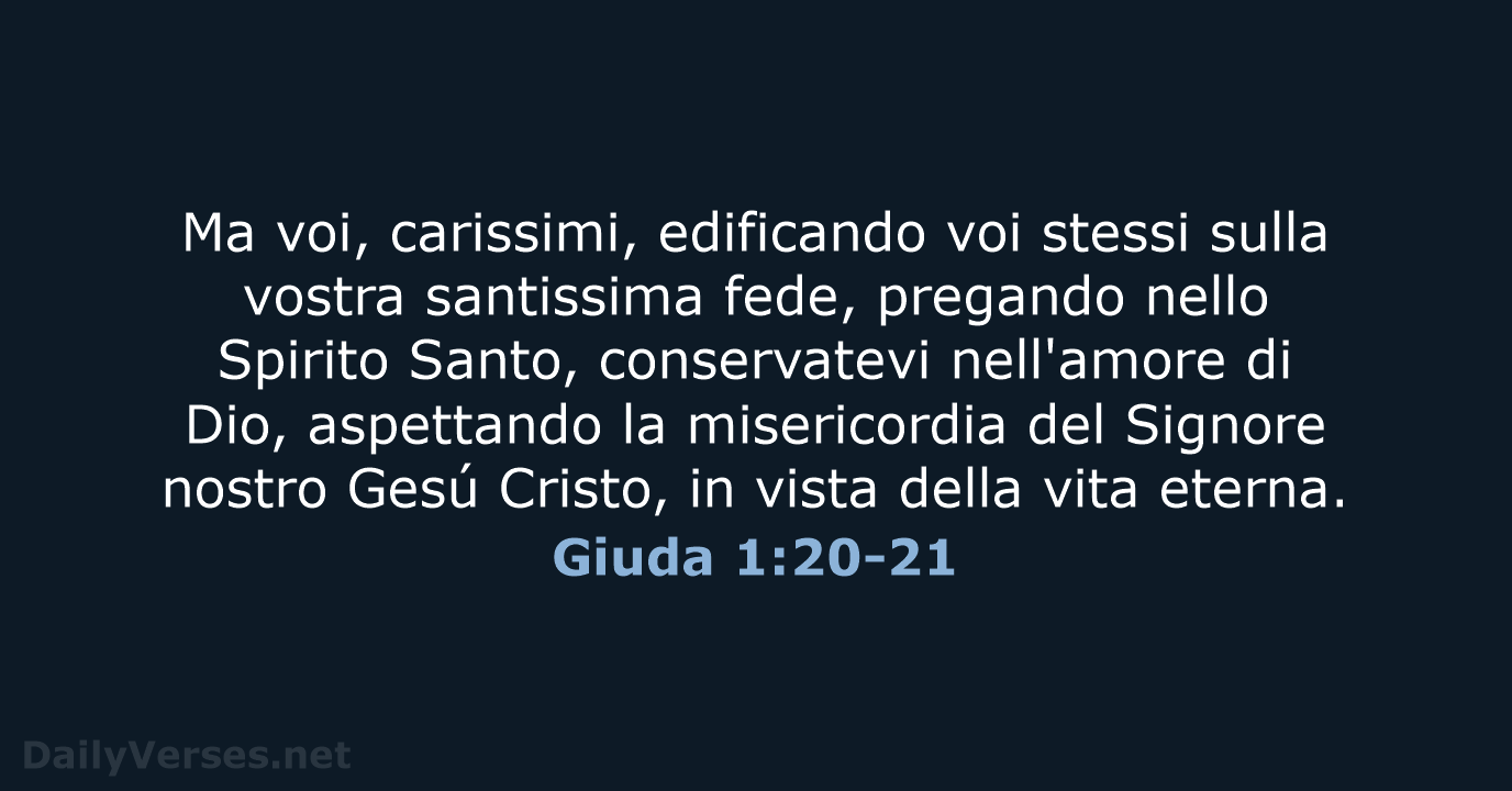 Giuda 1:20-21 - LND