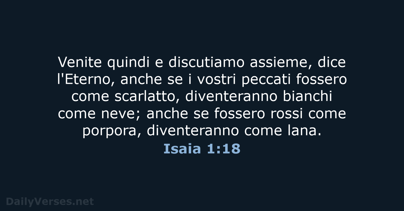 Isaia 1:18 - LND