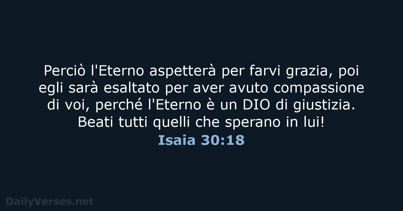 Isaia 30:18 - LND