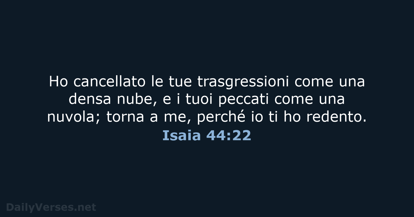 Isaia 44:22 - LND